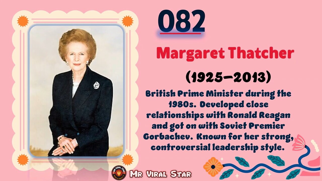 Margaret Thatcher (1925–2013)| TOP 150 Women That CHANGED THE WORLD | Short Biography