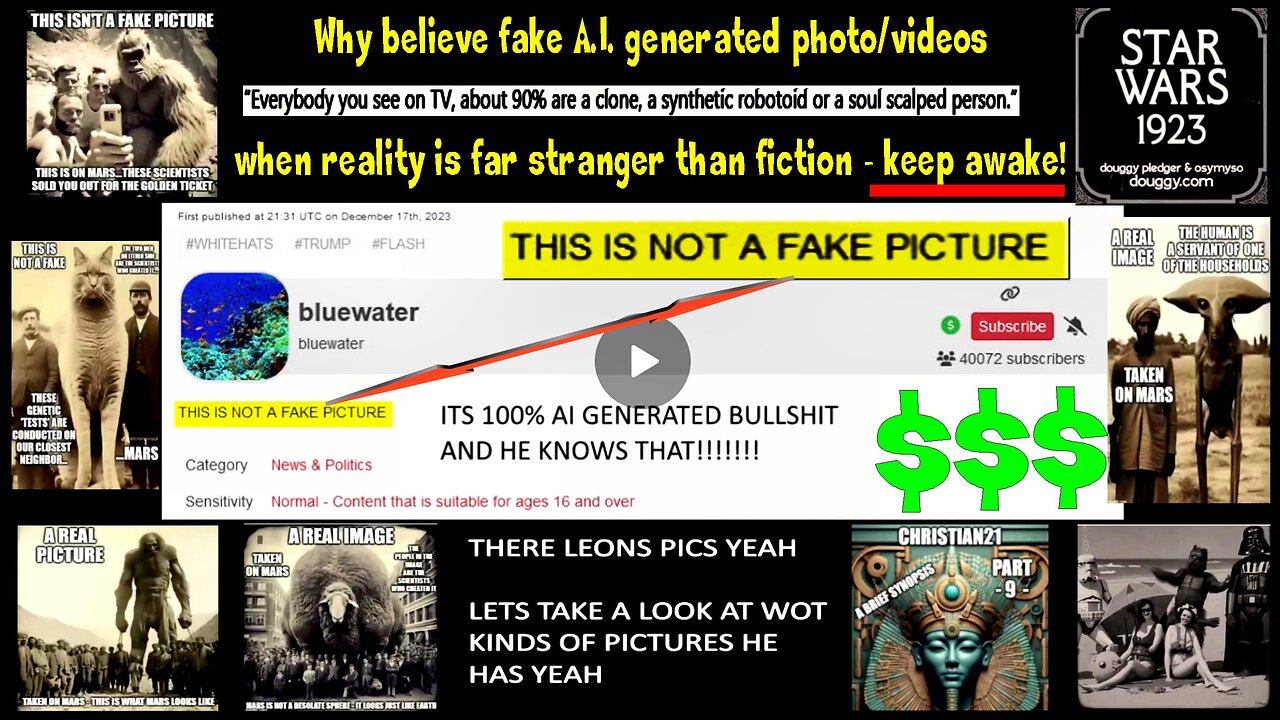 UNBELIEVABLE!! BLUEWATER LYING ONCE AGAIN,,,100% BULLSHIT (see description)