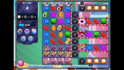 Candy Crush Level 3655 Talkthrough, 22 Moves 0 Boosters
