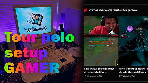 Apresentando meu SETUP que faço as lives.