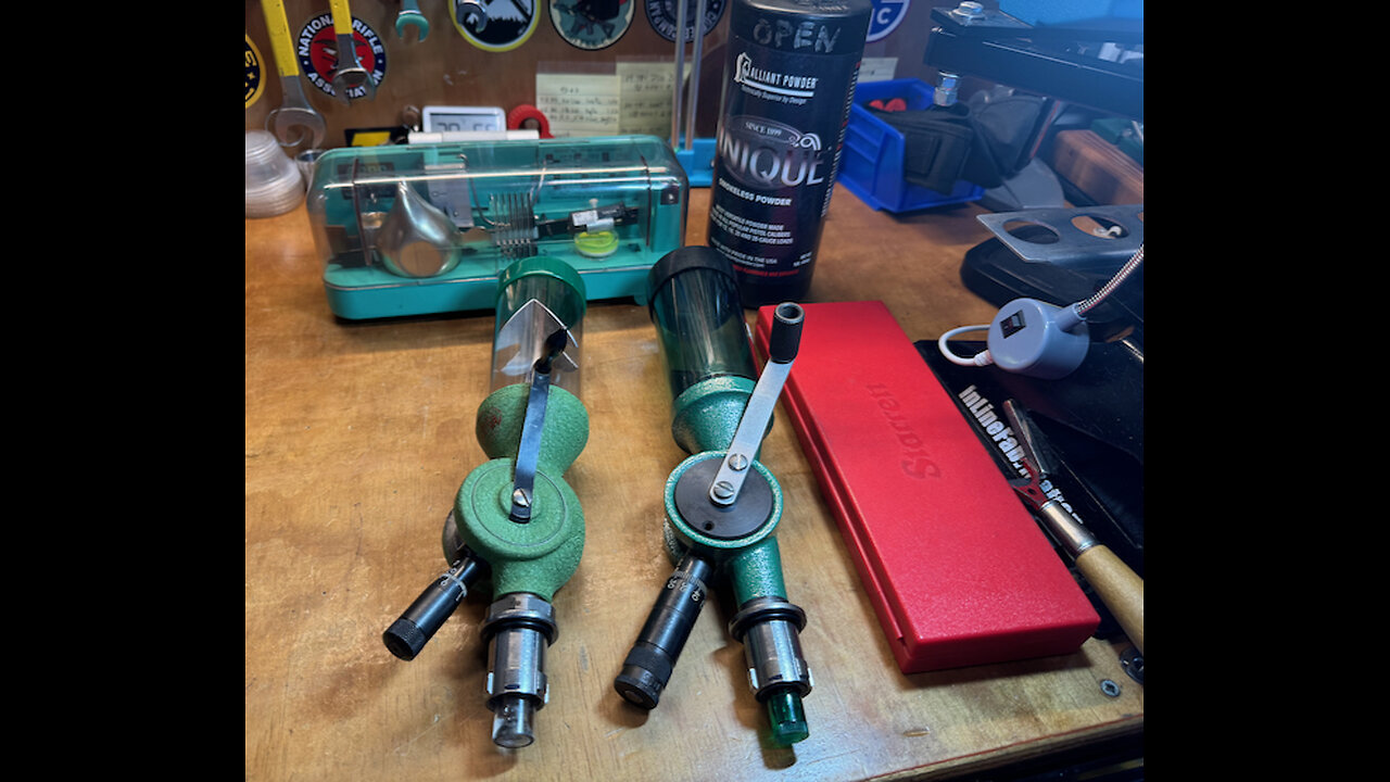 Redding #3 vs RCBS Uniflow part 2: max volume and Unique powder