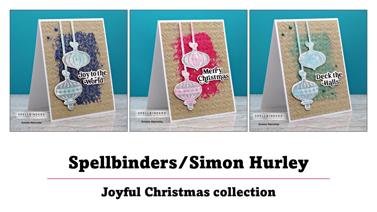 Simon Hurley Joyful Christmas collection | Hot Foiling and Lunar Paste