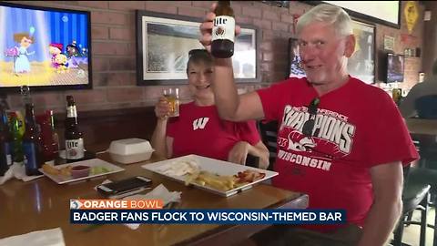 Wisconsin-themed bar in south Florida makes Badger fans feel at home