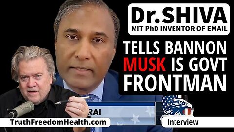 BOMBSHELL: Dr. Shiva Blasts Elon Musk On Government Big Tech Backdoor Portal Censorship