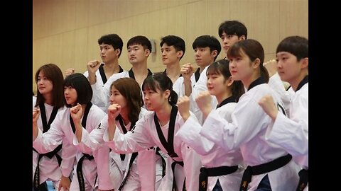 Extraordinary exercises of Koreans in Taekwondo