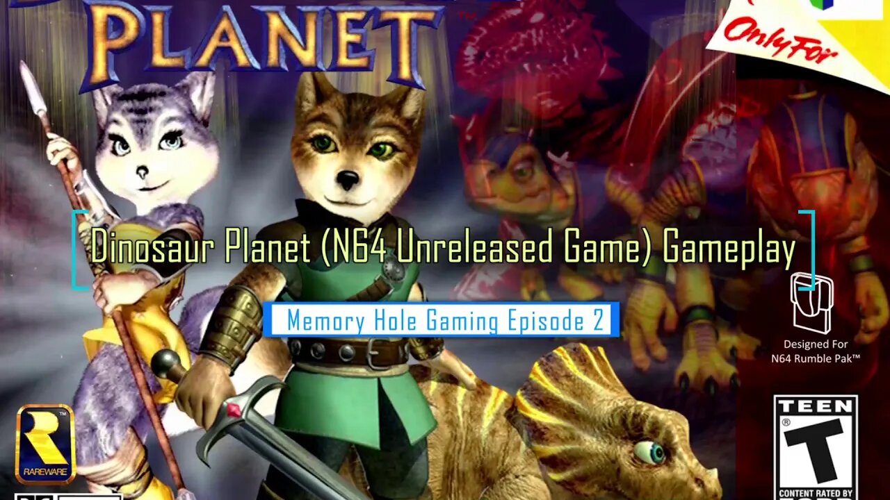 Dinosaur Planet (N64 Unreleased Game) Gameplay | Memory Hole Gaming