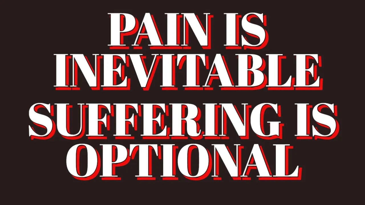 Change Your Life: PAIN THAT ALTERS