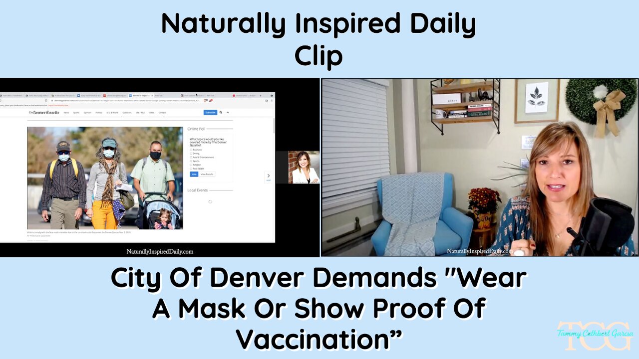 City Of Denver Demands "Wear A Mask Or Show Proof Of Vaccination"