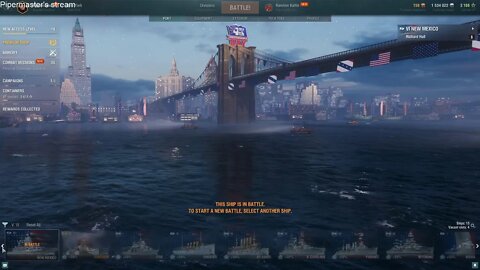 Pipermaster's Live broadcast (World Of Warships)