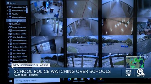 Palm Beach County school police keep watchful eyes on campuses through Real-Time Command Center