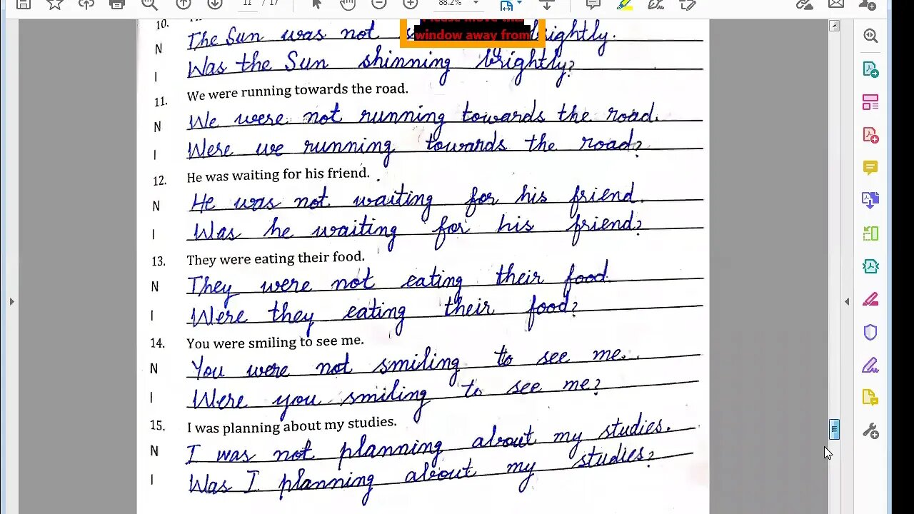 Class 5th English B 2 Dec 2020 Zoom Online Class