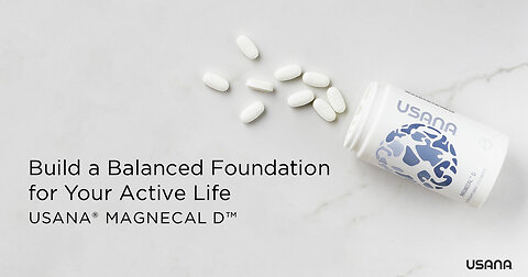 USANA MagneCal D: Latest Video: For Bone and Joint Health