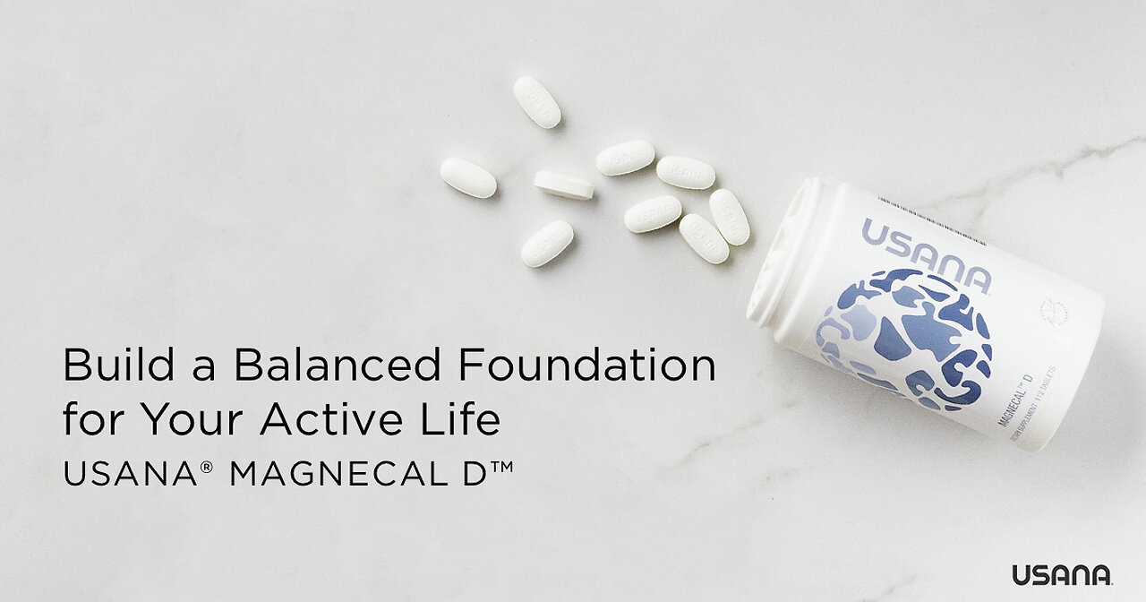 USANA MagneCal D: Latest Video: For Bone and Joint Health