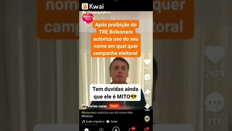 Após proibição do TRE Bolsonaro autoriza qualquer pessoa a usar seu nome e imagem