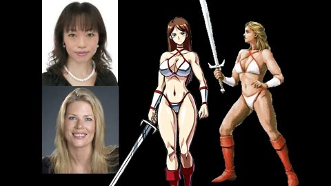 Video Game Voice Comparison- Tyris Flare (Golden Axe)