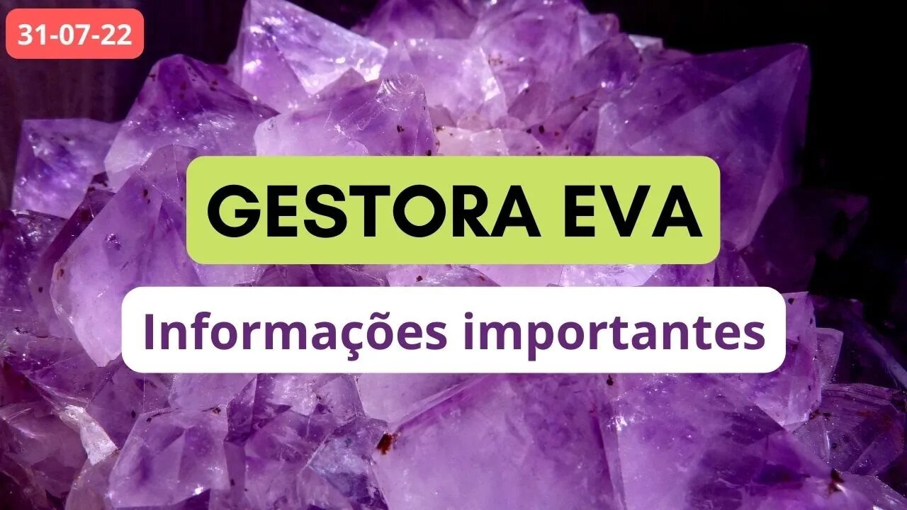 GESTORA EVA Informações importantes