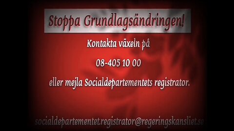 Stoppa Grundlagsändringen