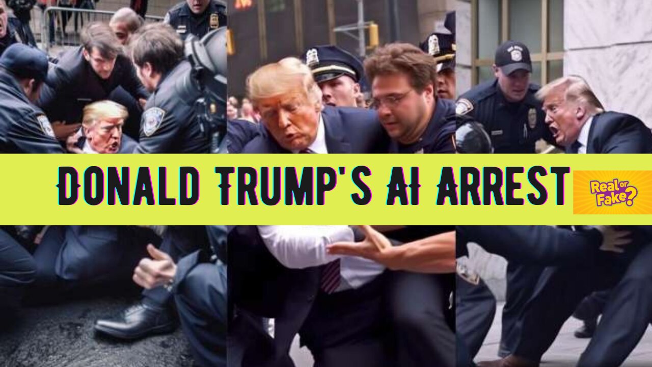 Donald Trump's AI Arrest Real or Fake????