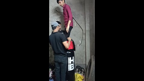 filling punching bag