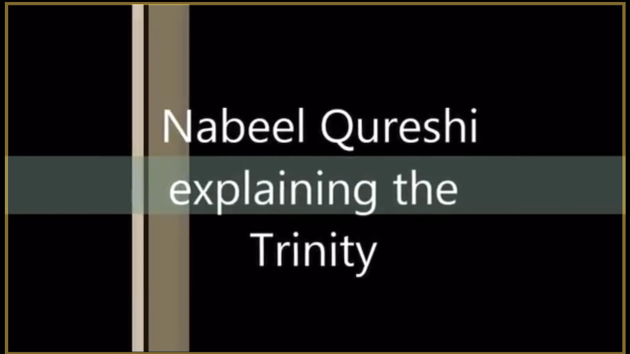 Nabeel Qureshi explains the Trinity (RZIM)