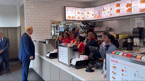 President Trump Stops By Chick-fil-A in Vine City, Atlanta — Orders 30 Milkshakes