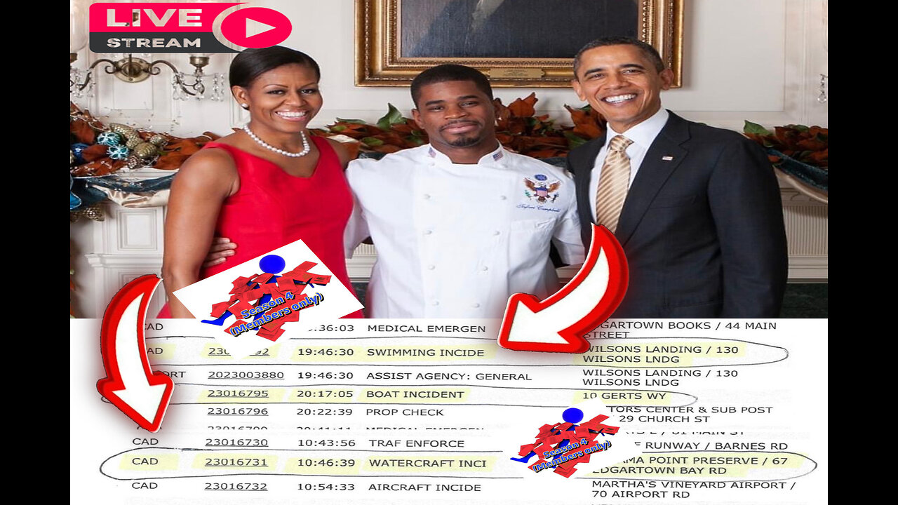 Obama Family Chef update: We Requested ALL 3 "911 Calls" from Martha's Vinyard; Police will Release