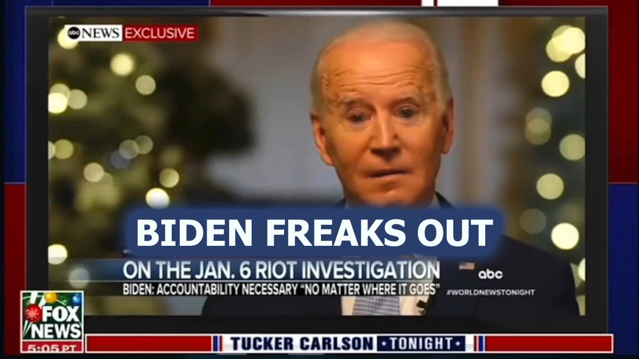 BIDEN FREAKS OUT