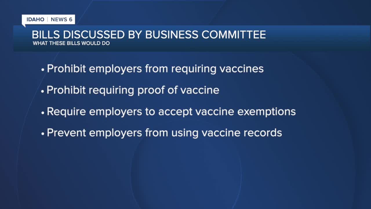 Legislature discusses vaccine, mask mandate legislation