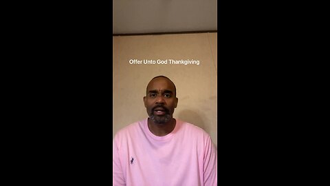 Thanksgiving to Father God