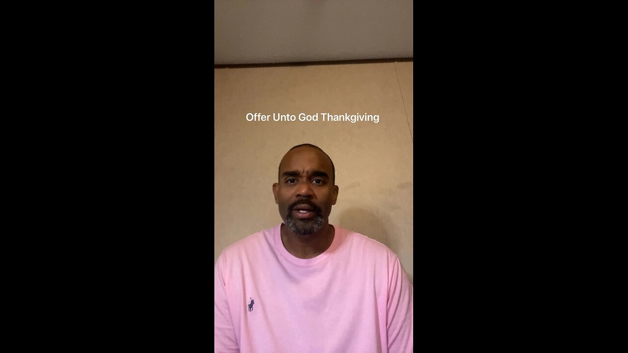 Thanksgiving to Father God