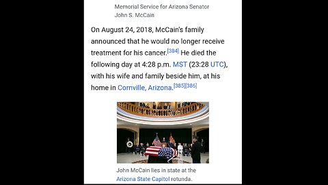 John McCain was put to death?