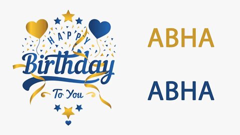 Happy Birthday to Abha- Hindi Birthday Wish From Birthday Bash