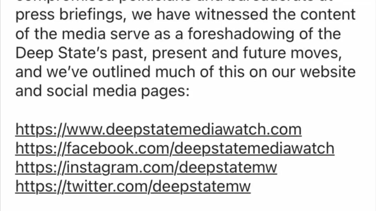 Join Deep State Media Watch As An Independent Journalist. Help Take Down The Globalist NWO Agenda.