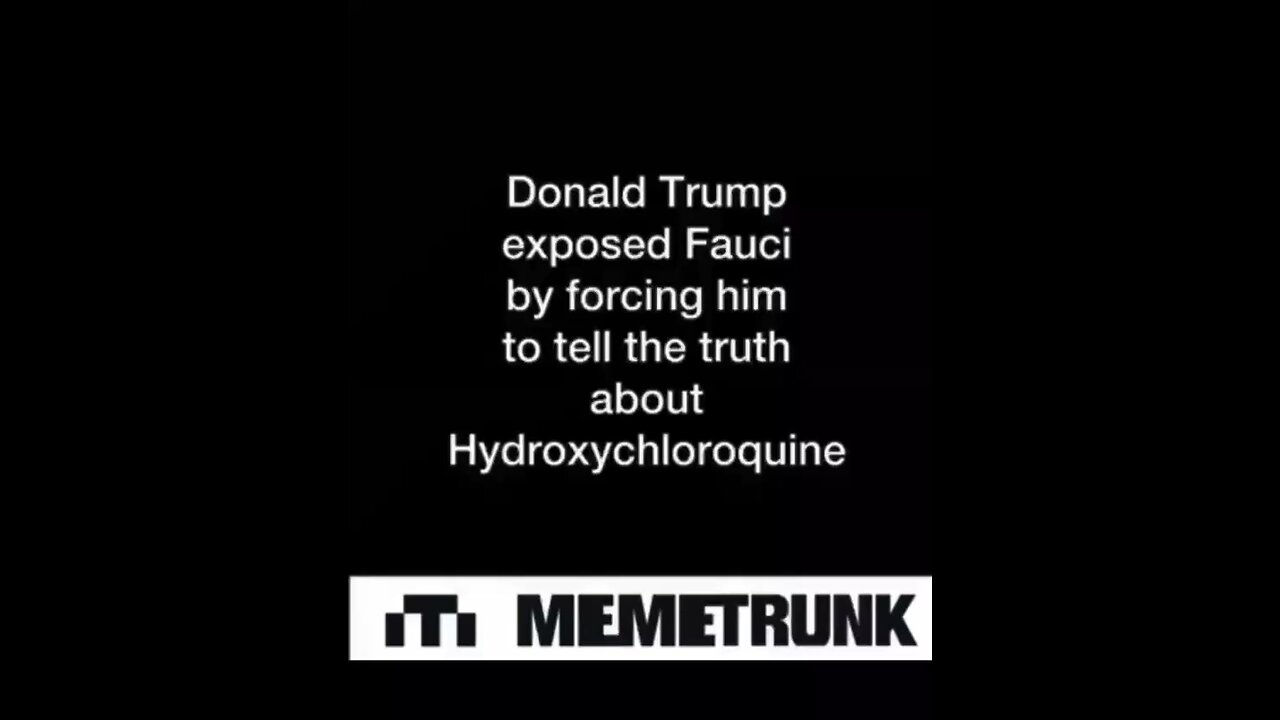 Trump put Fauci out front to exposed, Trump is still exposing the swamp