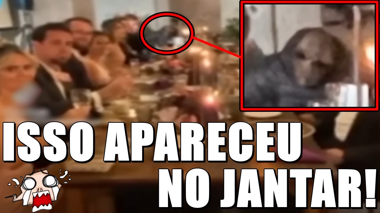 ISSO apareceu na mesa de jantar...