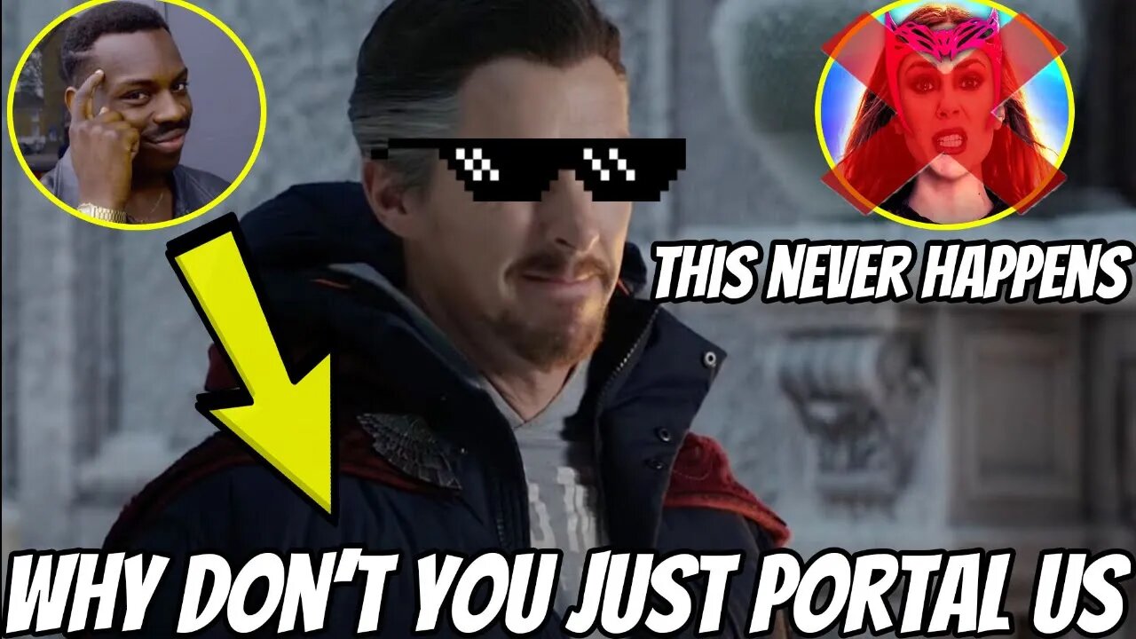 Why Don't You Just Portal Us? - Doctor Strange 2 #doctorstrange