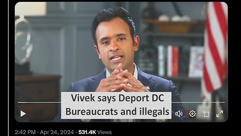 Vivek deport unelected bureaucrats out of DC