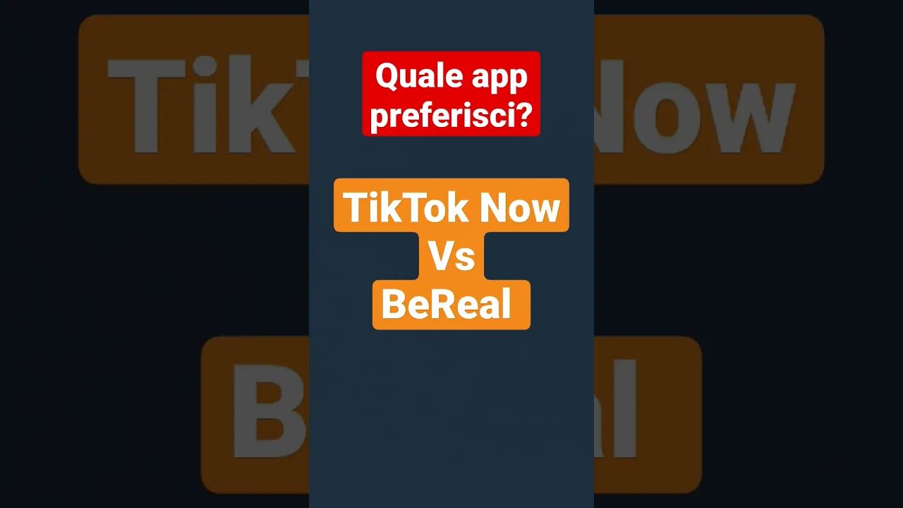 TikTok Now vs BeReal 🤔