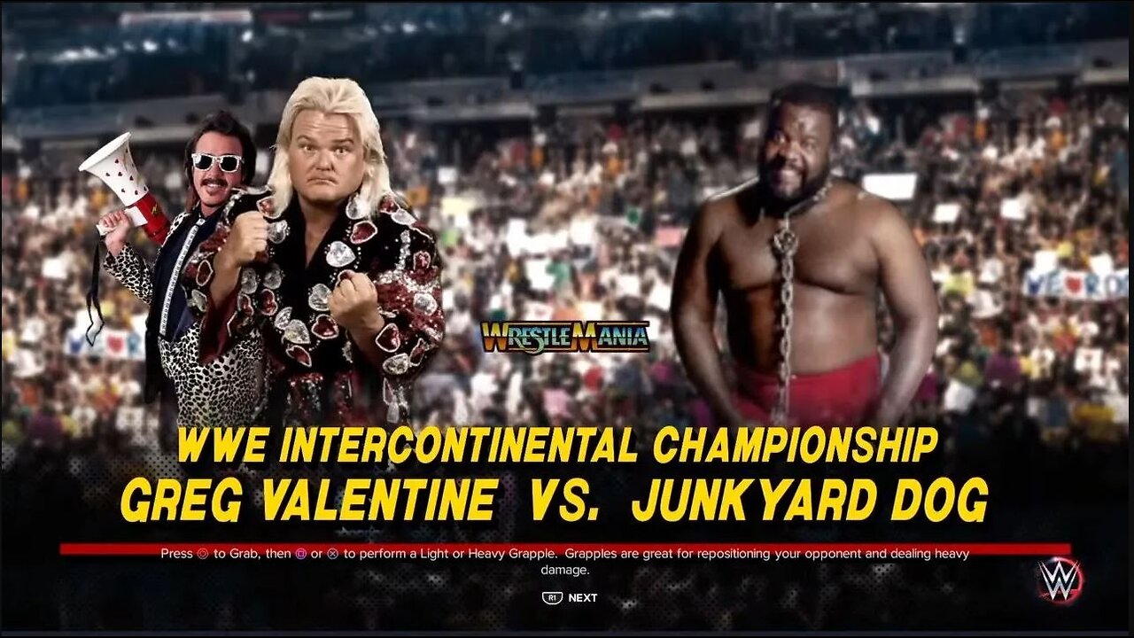 Wrestlemania 1 - Part 5 - Greg Valentine vs Junkyard Dog