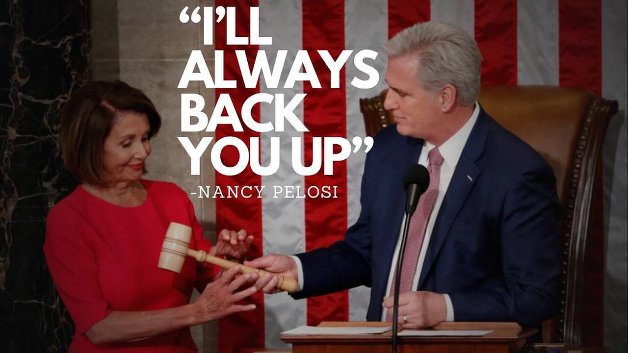 Kevin McCarthy Admits He Was Working With Pelosi And Now It All Makes Sense