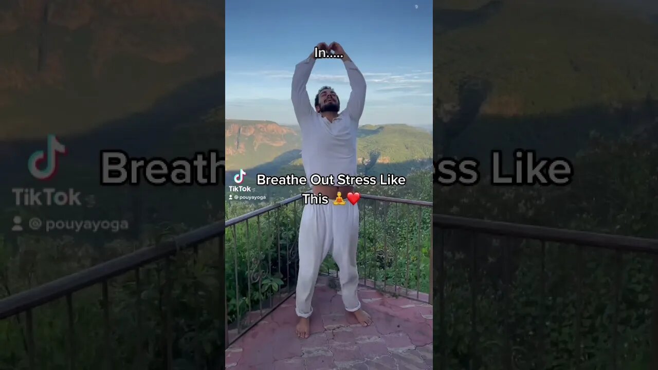 Breathe out stress like this 🧘♂️❤️