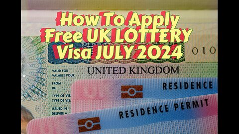 How To Apply Free UK LOTTERY Visa ||July 2024|| Visa Update ||Indian Young Professional Scheme