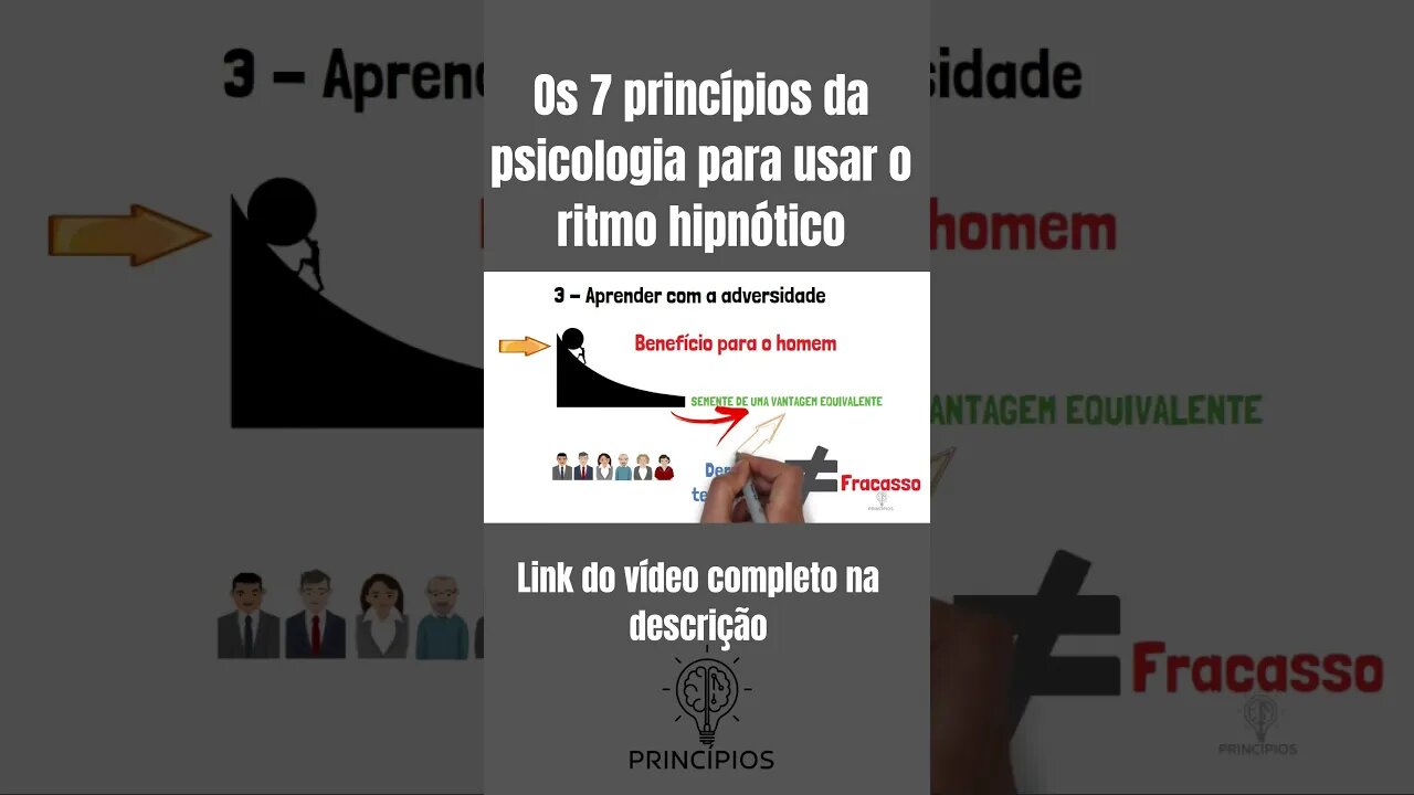 APRENDA COM A ADVERSIDADE - PRINCÍPIOS DA PSICOLOGIA #shorts