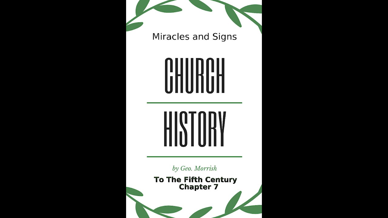 Church History, to the fifth century, Chapter 7