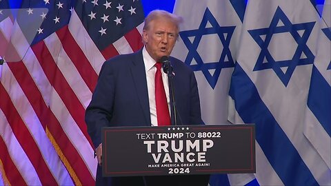 Trump speaks at 'Fighting Antisemitism' event