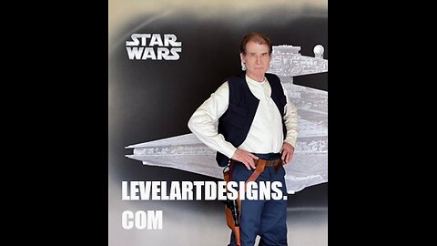 HANS SOLO GUY MIKE GOLDBERG PROMO FOR LEVELARTDESIGNS.COM