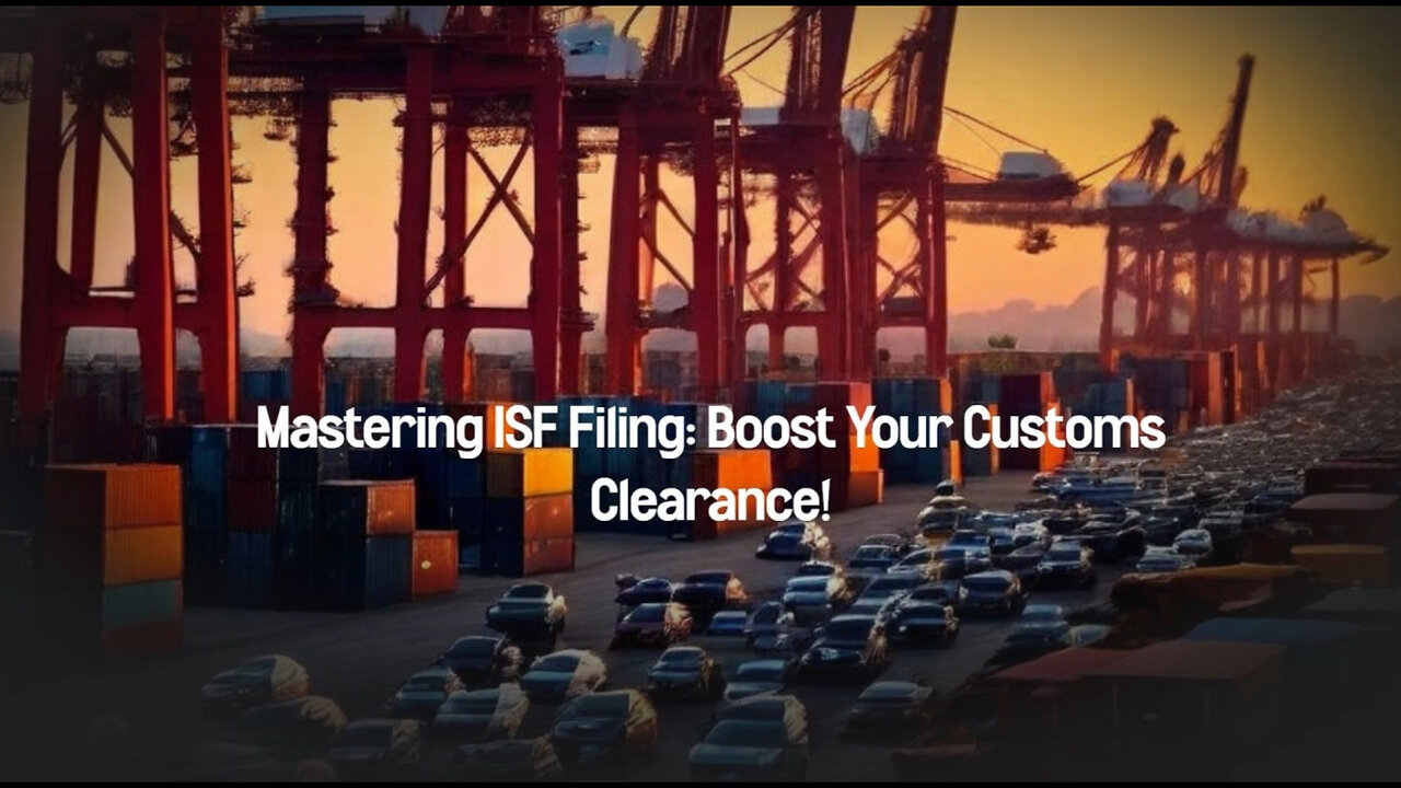 Unlocking the Secrets of ISF Filings: How They Impact Customs Clearance