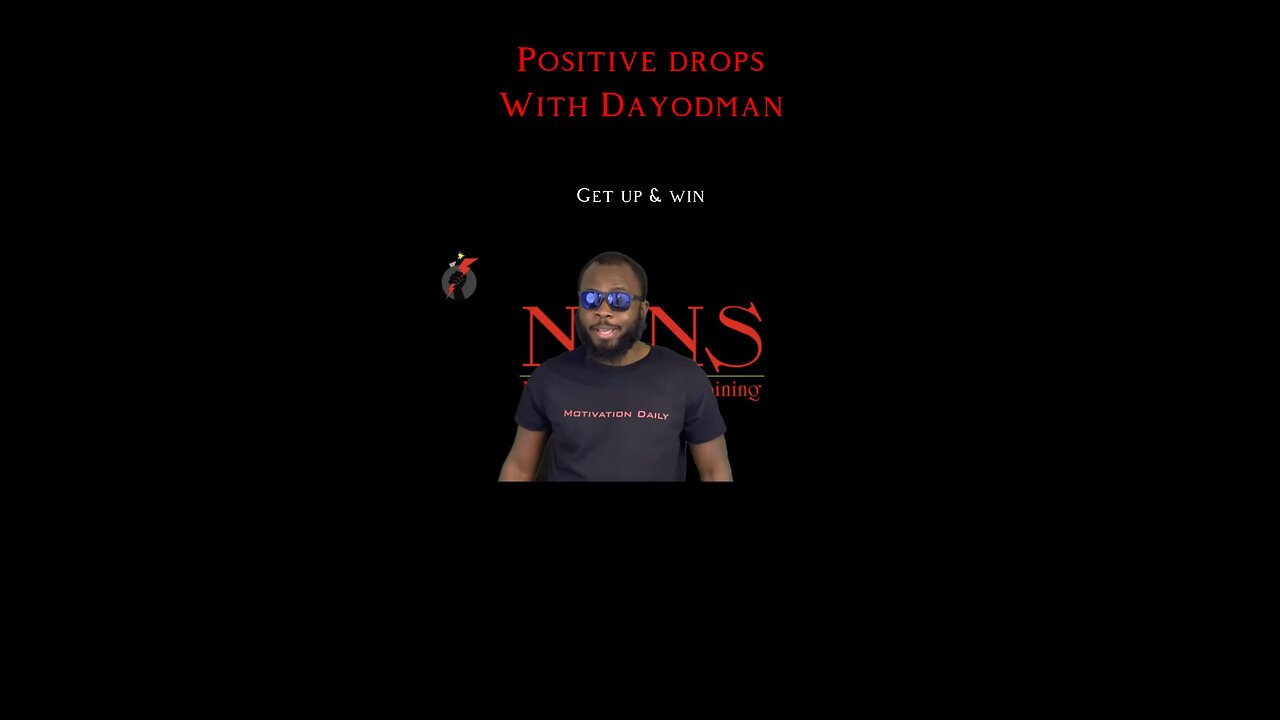 Get Up & Win #dayodman #motivation #eeyayyahh #motivationalspeaker #positivity