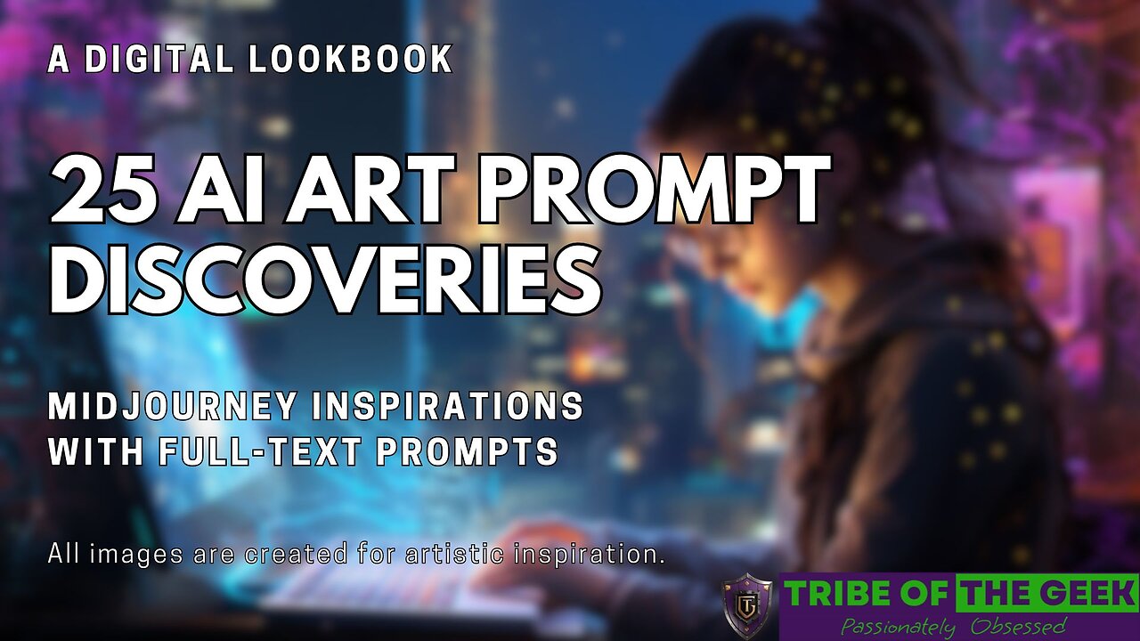 25 AI Art Prompt Discoveries - A Midjourney Study