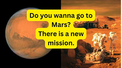 Do you want to go to Mars? NASA is preparing a mission.